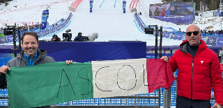 Ascoli - Cappelli talismano azzurro: dopo i trionfi nello slittino, oro anche per Brignone nel super-G